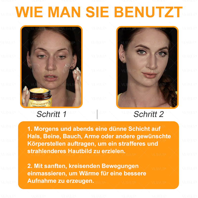 Hergestellt und versendet aus Deutschland 🌸VLSVLS® Bienengift Hautregenerationscreme 🔥 LETZTER TAG 80 % RABATT
