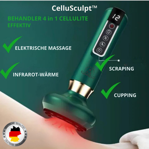 CelluSculpt™ | 4-in-1 Massagegerät – Mit Wärme & Infrarot für Straffere Haut