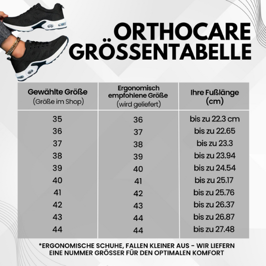 OrthoCare - ergonomische Schmerzlinderungs-Schuhe - Sonderaktion