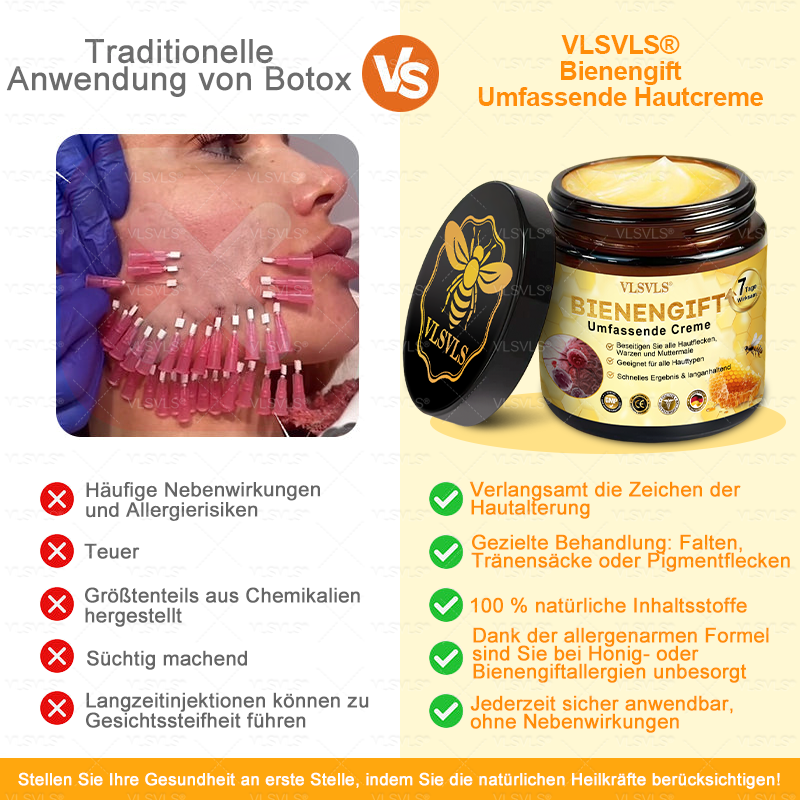 Hergestellt und versendet aus Deutschland 🌸VLSVLS® Bienengift Hautregenerationscreme 🔥 LETZTER TAG 80 % RABATT