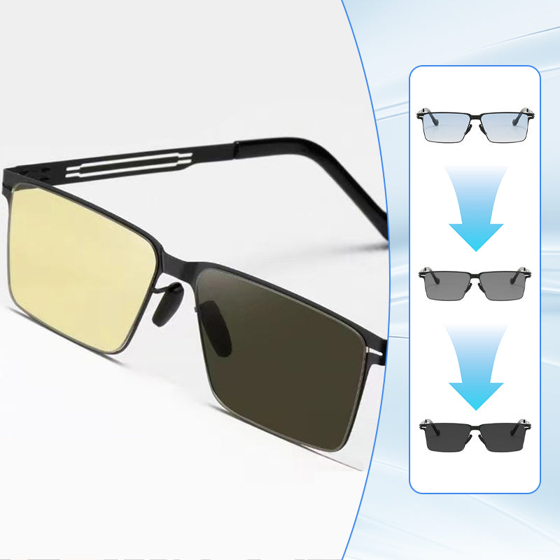 Photochrome Tag & Nacht Sonnenbrille✨🕶️Keine Angst mehr vor geblendetem Licht