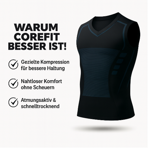 CoreFit Performance Shirt – Atmungsaktiv & hauteng