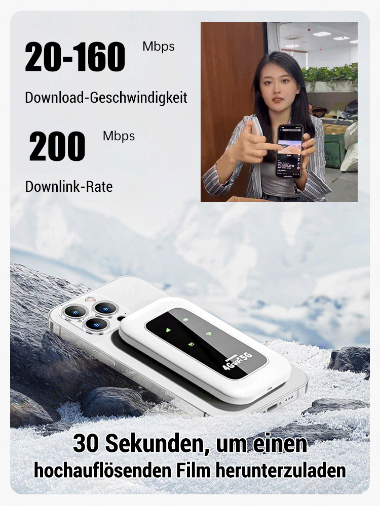 Universelles Tragbares WLAN – Sofort Online Überall
