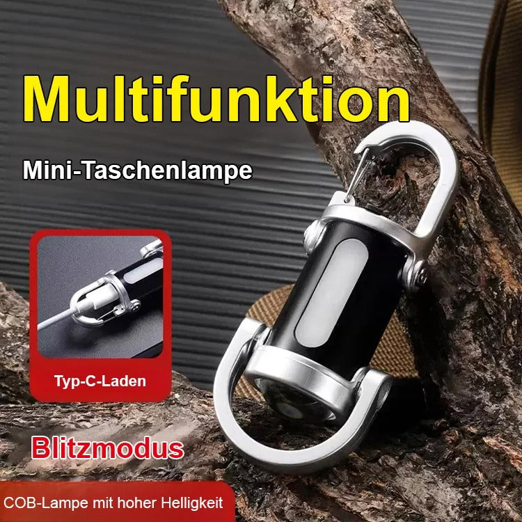 3-in-1 Notfallgerät – Taschenlampe, SOS-Lampe & Powerbank