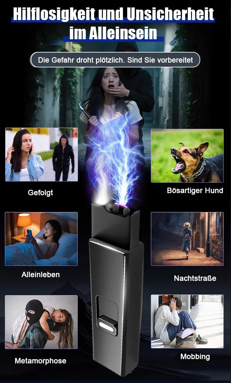 【Selbstverteidigungs-Gadget】Elektrischer Impuls-Lichtbogenstab