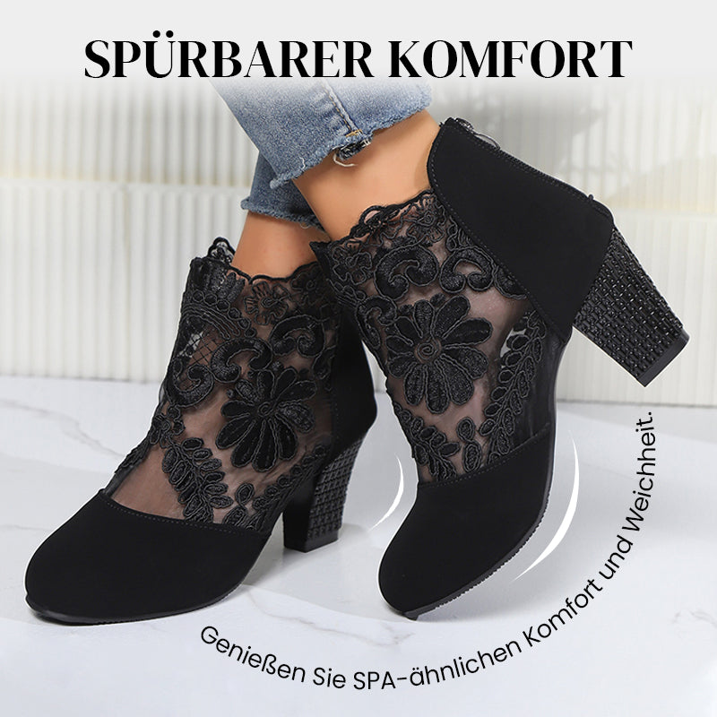 Elegante weiche Sohle Spitze Damen High Heels💖🌤️