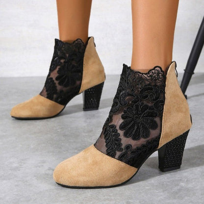 Elegante weiche Sohle Spitze Damen High Heels💖🌤️