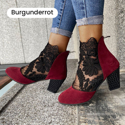 Elegante weiche Sohle Spitze Damen High Heels💖🌤️