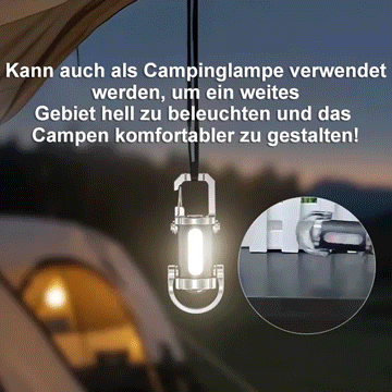 3-in-1 Notfallgerät – Taschenlampe, SOS-Lampe & Powerbank
