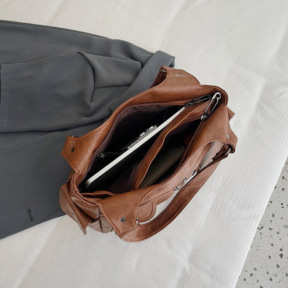 Damen-Tragetasche aus weichem Leder mit mehreren Taschen💗💗Extra großes Fassungsvermögen für all Ihre Habseligkeiten